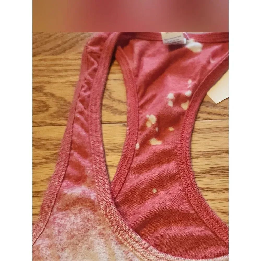 E22 Chick-fil-A Peace Love Graphic Tank Top - Coral & White - Picture 5 of 13
